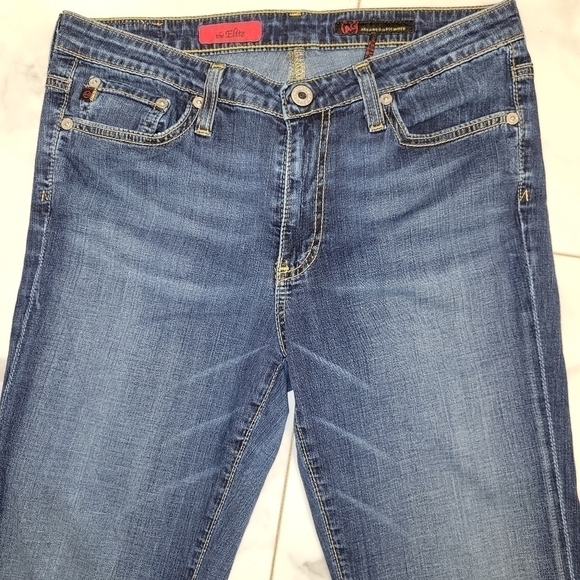 AG Adriano Goldschmeid The ELite Straight Leg Cobalt Wash Jeans Size 27 R - Picture 4 of 15